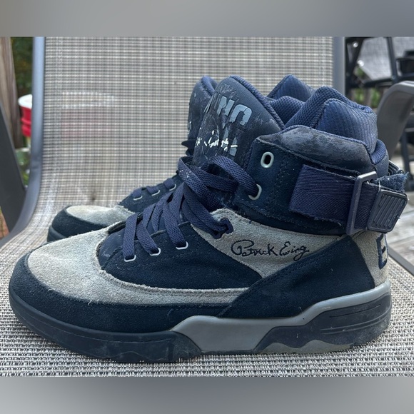 Ewing 33 Hi Georgetown Patrick Ewing 1VB 90013-472 Sneakers Shoes Size 9.5 - Picture 1 of 8